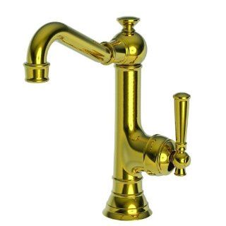 Newport Brass 2470 5203/03N Jacobean Bar Faucet with Metal Lever Handle, Polished Brass   Touch On Kitchen Sink Faucets  
