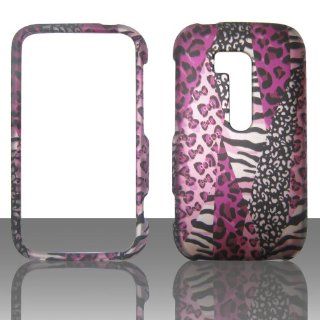 2D Pink Safari Nokia Lumia 822 / Atlas Verizon Case Cover Hard Phone Snap on Cover Case Protector Faceplates Cell Phones & Accessories