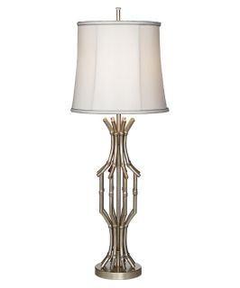 Pacific Coast Lighting Paradise Cove Table Lamp   Antique Silver Leaf   Table Lamps