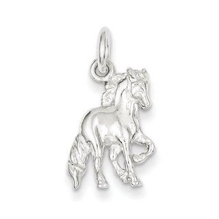 Sterling Silver Horse Charm Pendant Necklaces Jewelry