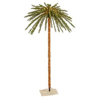 Vickerman 7 ft. Outdoor UV Pre Lit Palm Tree   Christmas Trees