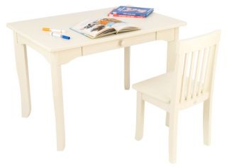 KidKraft Vanilla Avalon Desk and Chair Set   Kids Desks