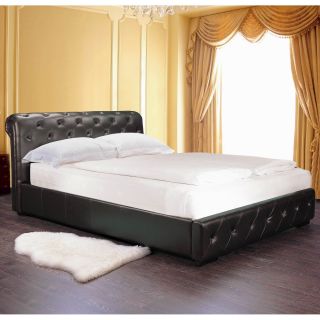 Delano Leather Platform Bed   Platform Beds