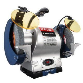 Factory Reconditioned Ryobi ZRBGH825 3.0 Amp 8 in Bench Grinder   Power Bench Grinders  