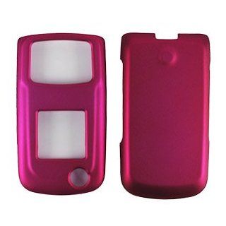 Samsung Rugby II A847 Rose Red Rubberized Hard Protector Case 
