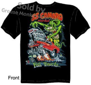 SIZE Large SS 69 Camaro Rat Fink T Shirts Full Throttle 1969 Camaro Big Daddy T 
