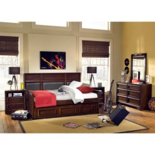 Benchmark Upholstered Daybed   Root Beer   Trundle Beds