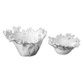 Uttermost Coral Bowl   Set of 2   Bowls & Trays