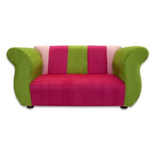 Fantasy Furniture Fancy Sofa   Pink and Green   Kids Sofas