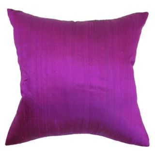 The Pillow Collection Ekati Plain Pillow   Violet   Decorative Pillows