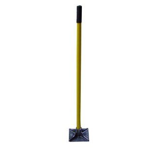 Bon 22 827 8 Inch by 8 Inch Dirt Tamper with Fiberglass Handle   Faucet Handles  