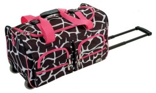 Rockland Luggage Giraffe 22 in. Rolling Duffel Bag   Luggage