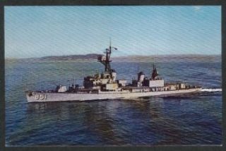 USS Rupertus DD 851 destroyer postcard 1950s Entertainment Collectibles