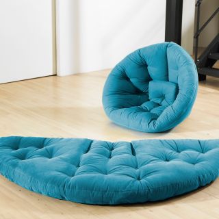 Large Nest Tufted Sleeper Lounge Chair   Modern Living Room Seating