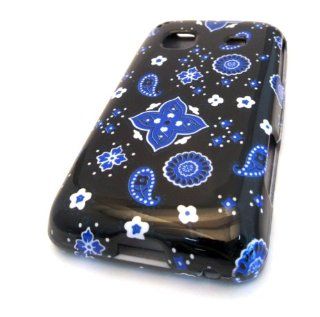 Samsung Galaxy M828c Precedent Blue Handkerchief Smooth Cover Case Skin Straight Talk Protector Hard Cell Phones & Accessories