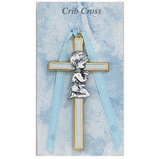 Blue Boy Crib Cross Unknown Jewelry