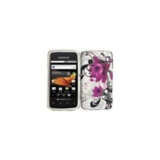 Purple Lily TPU Case Cover for Samsung Galaxy Precedent M828C Cell Phones & Accessories