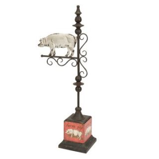 IMAX Finial with Pig   Canisters & Bottles