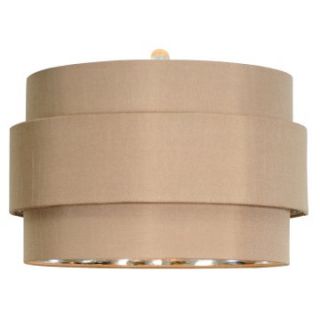 Couture Art Deco Lamp Shade   11 in. Taupe   Lamp Shades