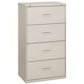 Basyx by HON 400 Series 4 Drawer Lateral Filing Cabinet   File Cabinets