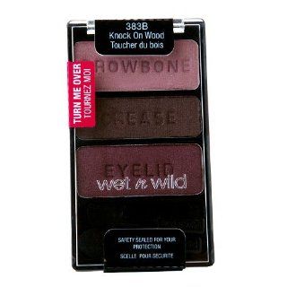 Wet N Wild Color Icon Collection Eye Shadow Trio, #383B Knock On Wood   0.12 Oz, Pack of 3  Beauty