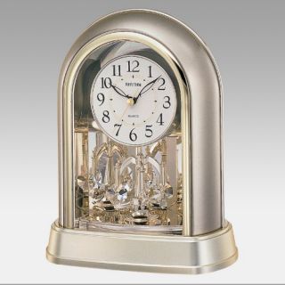 Rhythm Crystal Mantel Clock   Mantel Clocks