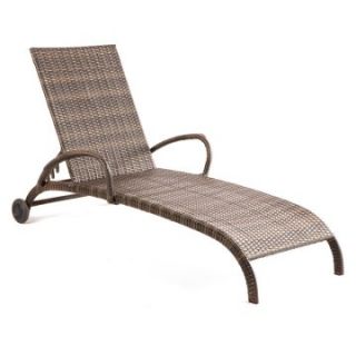 Tutto All Weather Wicker Adjustable Chaise Lounge   Wicker Chairs & Seating