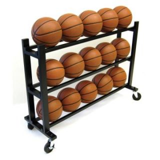 Trigon Sports ProCage 3 Tier 15 Ball HD Ball Cart   Basketball Equipment