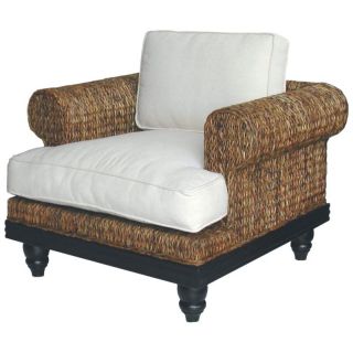 Tropical Club Chair Abaca Small Astor   Indoor Wicker Furniture
