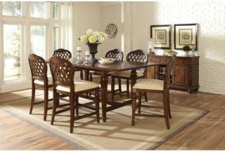 Hillsdale Woodridge 7 Piece Counter Height Dining Set   Dining Table Sets