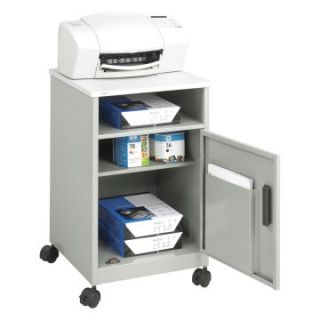 Safco Compact Machine Stand   Gray   Computer Carts