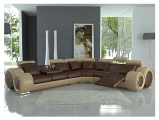 Tosh Furniture Modern Italian Design Franco Sectional Sofa   Sectional Sofas
