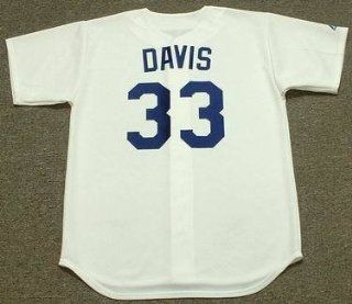 ERIC DAVIS Los Angeles Dodgers 1993 Majestic Cooperstown Throwback Baseball Jersey, XL  Sports Fan Jerseys  Sports & Outdoors