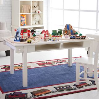 Classic Playtime Deluxe Train Table   Vanilla   Activity Tables