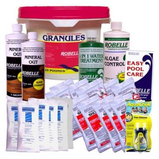 Robelle Chemical Maintenance Kit with Chlorinating Granules   25 lbs   Swimming Pools & Supplies