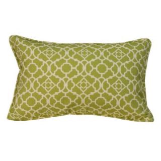 Jiti Moroccan Green 20 x 12 Rectangle Outdoor Pillow   Outdoor Pillows