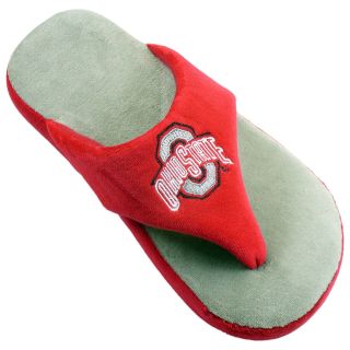 Comfy Feet NCAA Comfy Flop Slippers   Ohio State Buckeyes   Mens Slippers