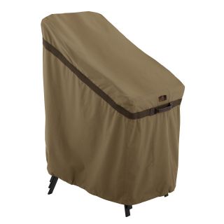 Classic Accessories Hickory Stackable Chair Cover   Tan   Outdoor Furniture Covers