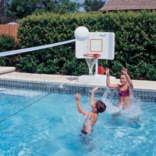 Swimming Pool Basketball and Volleyball Combo Set   Specialty Hoops