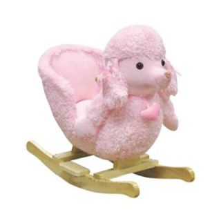 Charm Mitzi the Pink Poodle Rocker with Sound   Rocking Toys