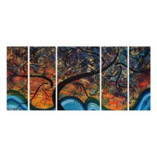 Brilliant Branches Metal Wall Art   Set of 5   56W x 23.5H in.   Wall Sculptures and Panels