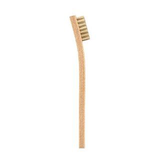 MG Chemicals 859 Non Abrasive Cleaning Brush with 5 1/4" Wood Handle, Horse Hair Bristles, 1 3/8" Length x 7/16" Width