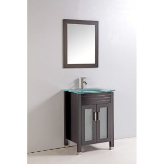 Legion Furniture 24 in. Single Bathroom Vanity Set with Faucet   Single Sink Bathroom Vanities