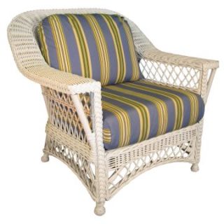 Spice Island Bar Harbor Wicker Arm Chair   Indoor Wicker Furniture