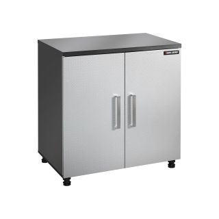 Black & Decker 31.25 in. Silver Base Cabinet with Adjustable Shelf   Cabinets