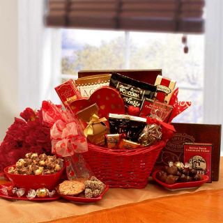 Chocolate Extravaganza Valentines Gift Basket   Holiday Gift Baskets
