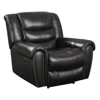 Emerald Home Furnishings Ruston Power Reclining Chair   Leather Recliners