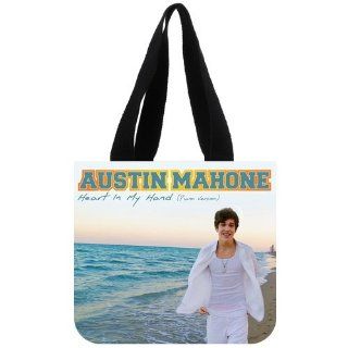 Custom Austin Mahone Tote Bag (2 Sides) Canvas Shopping Bags CLB 513   Reusable Grocery Bags