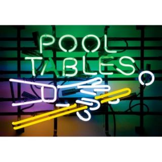 Pool Table Hands & Cues Neon Pub Sign   Neon Signs