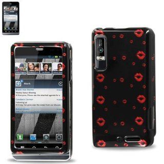 Reiko 2DPC MOTXT862 BB1 Durable Snap On Protective Case for Motorola Droid 3 Premium   1 Pack   Retail Packaging   Black Cell Phones & Accessories